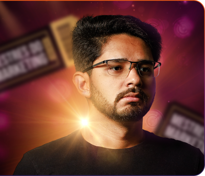 Especialista em Negócios, Marketing digital e marketing de diferenciação. Fundador e gestor da agência DASS uma agência da cidade de Curitiba PR especialista em criação e gestão de e-commerce. Hoje sou estrategista de grandes empresas de diversos segmentos e idealizador do podcast e evento presencial MESTRES DO MARKETING. Meu objetivo com essa imersão é te dar todo o conhecimento de anos de mercado além de te conectar com pessoas incríveis que estão na mesma jornada aí só vai faltar as ações, mais isso e com você rsrs.